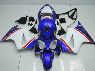 Erschwingliche Honda VFR 800 Motorrad Verkleidung 2002-2013 - Weiss Blau Rot