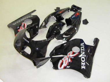 Erschwingliche Honda CBR250RR MC22 Motorrad Verkleidung 1990-1998 - Glanzendes Schwarz