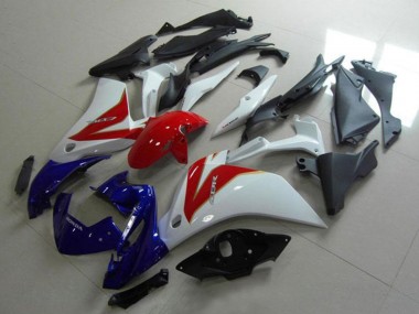 Erschwingliche Honda CBR250RR Motorrad Verkleidung 2011-2015 - Weiss Rot Blau