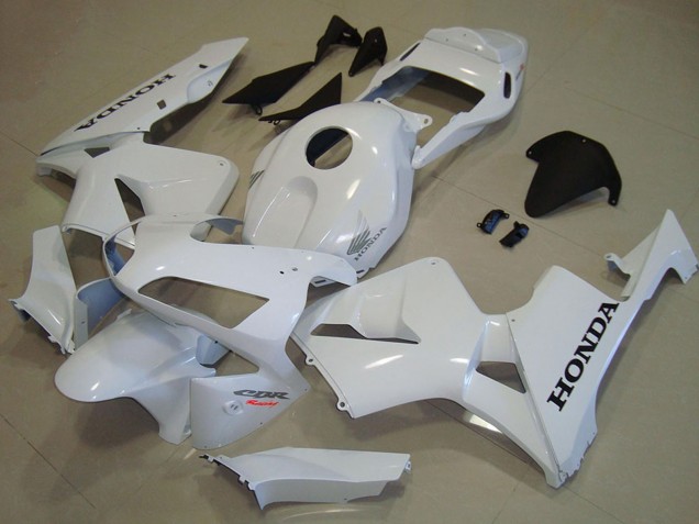 Erschwingliche Honda CBR600RR Motorrad Verkleidung 2003-2004 - Weiss Schwarz Aufkleber
