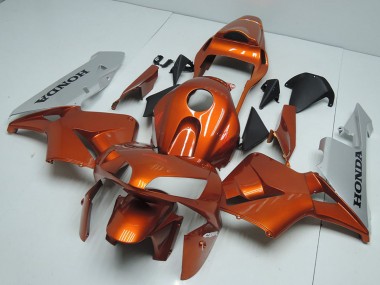 Erschwingliche Honda CBR600RR Motorrad Verkleidung 2003-2004 - Silber Orange