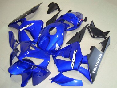 Erschwingliche Honda CBR600RR Motorrad Verkleidung 2005-2006 - Blau Schwarz Weiss Aufkleber