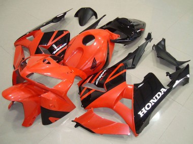 Erschwingliche Honda CBR600RR Motorrad Verkleidung 2005-2006 - Orange Schwarz