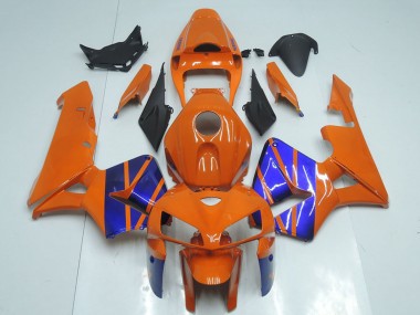 Erschwingliche Honda CBR600RR Motorrad Verkleidung 2005-2006 - Orange Blau