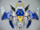 Erschwingliche Honda CBR600RR Motorrad Verkleidung 2005-2006 - Blau Weiss Gelb Rothmans
