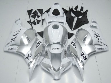 Erschwingliche Honda CBR600RR Motorrad Verkleidung 2009-2012 - Weiss Silber Schwarz Repsol