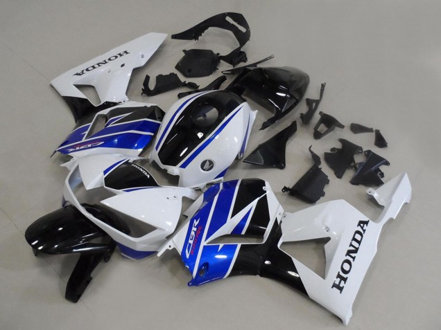 Erschwingliche Honda CBR600RR Motorrad Verkleidung 2013-2023 - Weiss Blau Glanzendes Schwarz OEM Stil