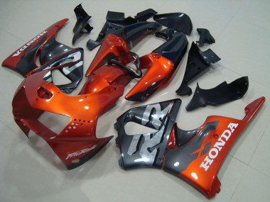 Erschwingliche Honda CBR900RR 919 Motorrad Verkleidung 1998-1999 - Orange Grau