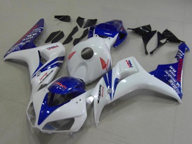 Erschwingliche Honda CBR1000RR Motorrad Verkleidung 2006-2007 - Weiss Blau Rot HRC