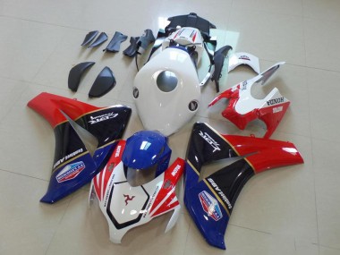 Erschwingliche Honda CBR1000RR Motorrad Verkleidung 2008-2011 - Weiss Rot Blau Glanzendes Schwarz TT Legends