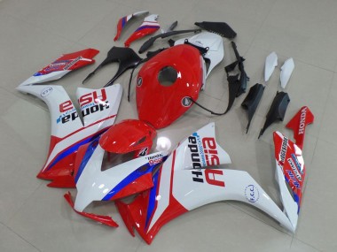 Erschwingliche Honda CBR1000RR Motorrad Verkleidung 2012-2016 - Weiss Rot Blau Honda Asia