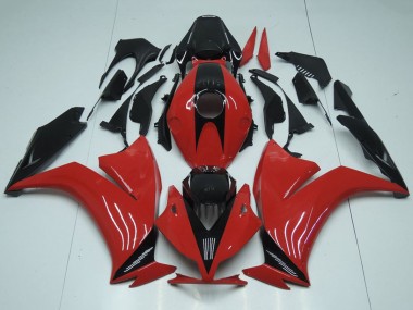 Erschwingliche Honda CBR1000RR Motorrad Verkleidung 2012-2016 - Rot Schwarz mit Kein Aufkleber