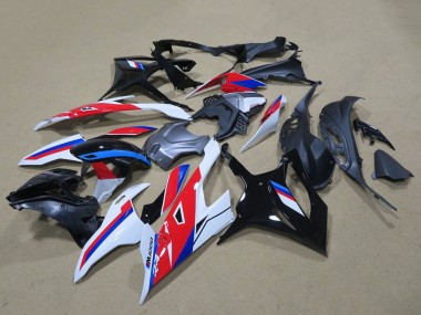 Erschwingliche BMW S1000RR Motorrad Verkleidung 2019-2022 - Schwarz Weiss Rot Blau