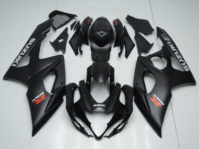 Erschwingliche Suzuki GSXR 1000 Motorrad Verkleidung Kit 2005-2006 - Matt Schwarz