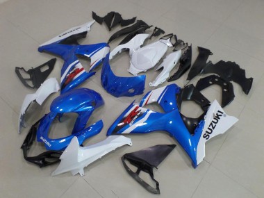 Erschwingliche Suzuki GSXR 1000 Abs Verkleidung Kit 2009-2016 - Weiss Blau Schwarz