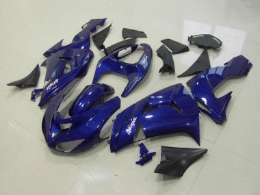 Erschwingliche Kawasaki ZX10R Motorrad Verkleidung Kit 2006-2007 - Dunkel Blau