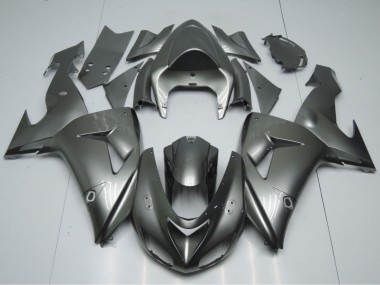 Erschwingliche Kawasaki ZX10R Motorrad Verkleidung 2006-2007 - Glanzendes Grau