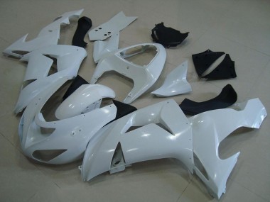 Erschwingliche Kawasaki ZX10R Motorrad Verkleidung 2006-2007 - Weiss