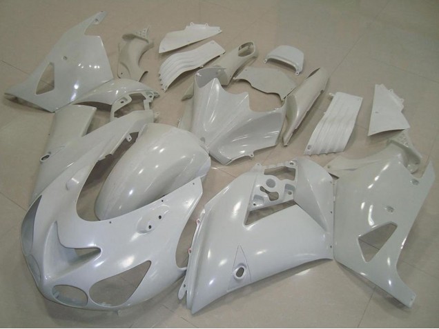 Erschwingliche Kawasaki ZX14R ZZR1400 Motorrad Verkleidung 2006-2011 - Weiss