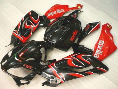 Erschwingliche Aprilia RS125 Motorrad Verkleidung 2006-2011 - Schwarz Rot