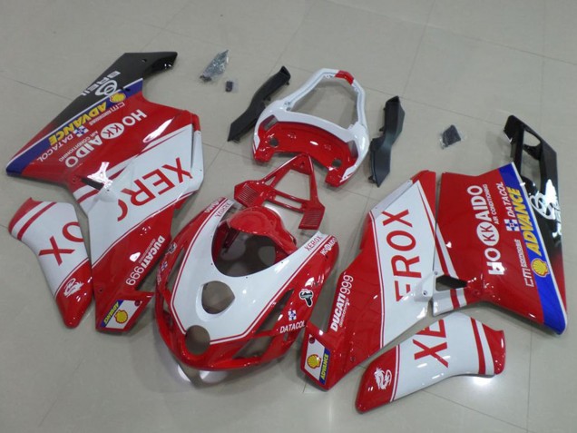 Erschwingliche Ducati 999 Motorrad Verkleidung 2003-2004 - Weiss Rot Blau Glanzendes Schwarz Xerox OEM Stil