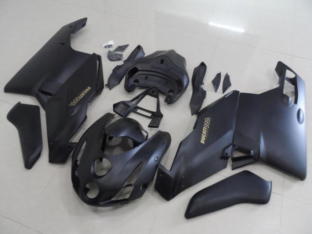 Erschwingliche Ducati 999 Motorrad Verkleidung 2003-2004 - Matt Schwarz