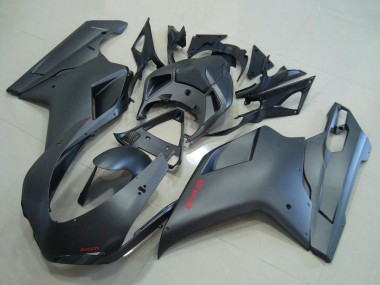 Erschwingliche Ducati 848 Motorrad Verkleidung 2007-2014 - Matt Schwarz