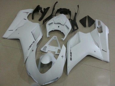 Erschwingliche Ducati 848 Motorrad Verkleidung 2007-2014 - Weiss