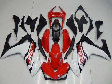 Erschwingliche Yamaha YZF R3 Motorrad Verkleidung Kit 2015-2018 - Weiss Rot Schwarz