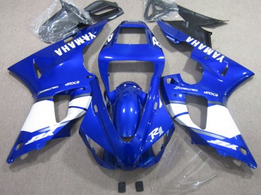 Erschwingliche Yamaha YZF R1 Motorrad Verkleidung 2002-2003 - Blau Weiss