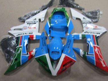 Erschwingliche Yamaha YZF R1 Motorrad Verkleidung 2002-2003 - Weiss Blau Grun Rot Schwarz Motul