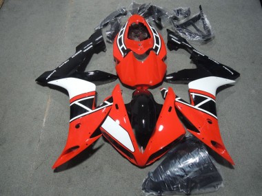 Erschwingliche Yamaha YZF R1 Motorrad Verkleidung 2004-2006 - Weiss Rot Schwarz
