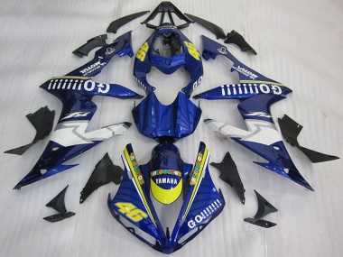 Erschwingliche Yamaha YZF R1 Motorrad Verkleidung 2004-2006 - Blau Gelb Weiss Go 46