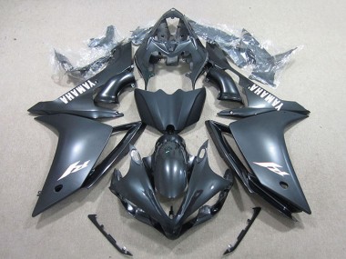 Erschwingliche Yamaha YZF R1 Motorrad Verkleidung 2007-2008 - Matt Schwarz Weiss Aufkleber