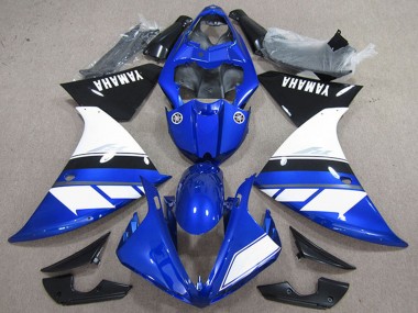 Erschwingliche Yamaha YZF R1 Motorrad Verkleidung 2009-2011 - Blau Weiss Schwarz