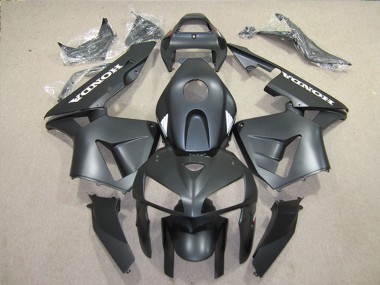 Erschwingliche Honda CBR600RR Motorrad Verkleidungen Kit 2005-2006 - Matt Schwarz