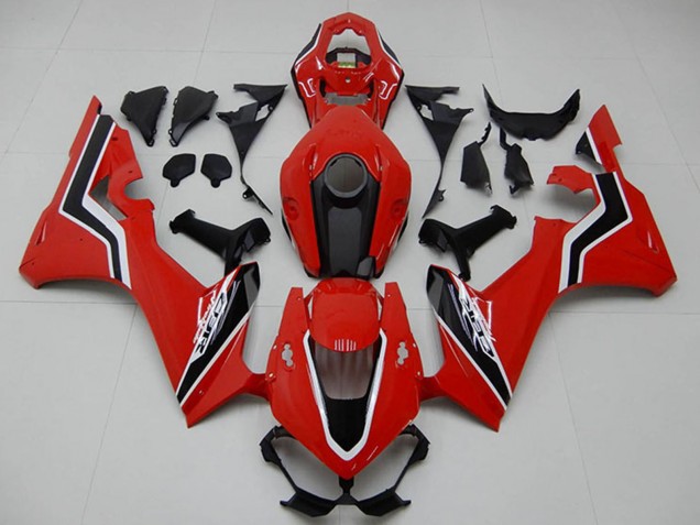 Erschwingliche Honda CBR1000RR Motorrad Verkleidung 2017-2023 - Rot Schwarz Weiss