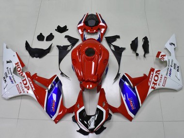 Erschwingliche Honda CBR1000RR Motorrad Verkleidung 2017-2023 - Weiss Rot Blau Schwarz HRC