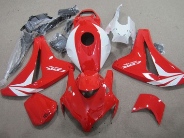Erschwingliche Honda CBR1000RR Motorrad Verkleidung 2008-2011 - Weiss Rot Fireblade