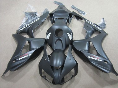 Erschwingliche Honda CBR1000RR Motorrad Verkleidung 2006-2007 - Matt Schwarz Weiss Aufkleber