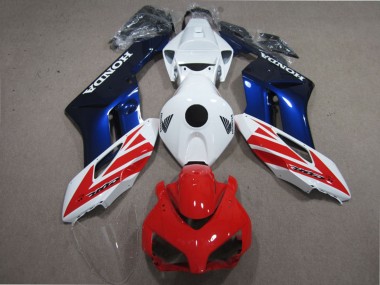 Erschwingliche Honda CBR1000RR Motorrad Verkleidung Kit 2004-2005 - Weiss Rot Blau