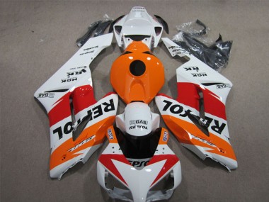 Erschwingliche Honda CBR1000RR Motorrad Verkleidung 2004-2005 - Weiss Orange Rot Schwarz Repsol