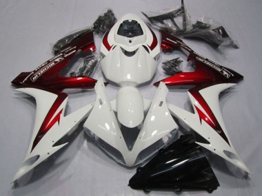 Erschwingliche Honda CBR1000RR Motorrad Verkleidung 2004-2005 - Weiss Rot