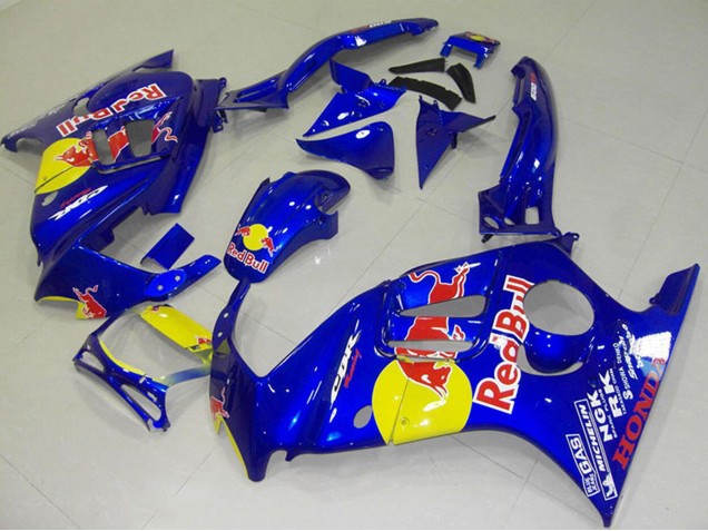 Erschwingliche Honda CBR600 F3 Motorrad Verkleidung 1995-1996 - Blau Gelb Red Bull