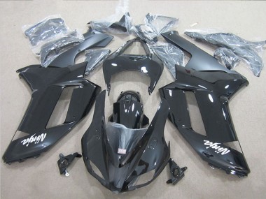 Erschwingliche Kawasaki ZX6R Motorrad Verkleidung 2007-2008 - Schwarz Ninja