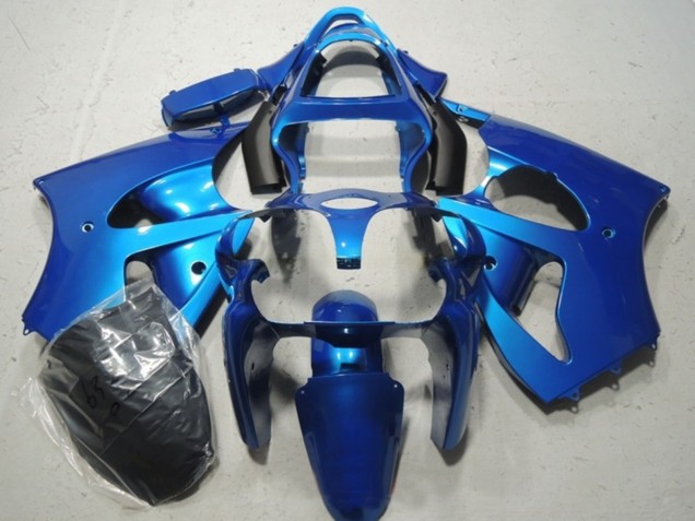 Erschwingliche Kawasaki ZX6R Motorrad Verkleidung 2000-2002 - Blau