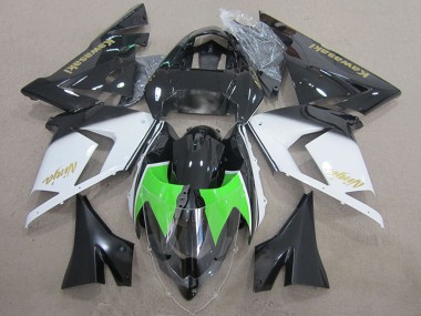 Erschwingliche Kawasaki ZX10R Motorrad Verkleidung 2004-2005 - Schwarz Weiss Gold Ninja