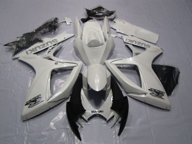 Erschwingliche Suzuki GSXR 600 Motorrad Verkleidung 2006-2007 - Weiss