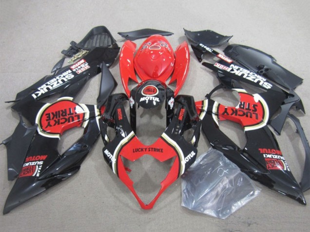 Erschwingliche Suzuki GSXR 1000 Motorrad Verkleidung 2005-2006 - Schwarz Rot Ninja