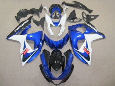 Erschwingliche Suzuki GSXR 1000 Abs Verkleidungen 2009-2016 - Weiss Blau Schwarz